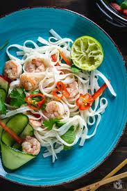 1 1/2 lb raw jumbo shrimp, peeled and deveined. Thai Noodle Salad Recipe With Shrimp And Vegetables