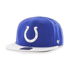 Indianapolis Colts Lil Shot Two Tone Captain Royal 47 Brand Youth Hat Youth Hats Indianapolis Colts 47 Brand