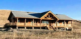 Log Siding On Manufactured Home Ranch Style Homes Ranch House Plans Ranch Style Home