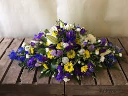 Maybe you would like to learn more about one of these? Funeral Spray Mens Funeral Spray Peter Graves Florists Cambridge Funeral Tributes Iris Funeral Spray