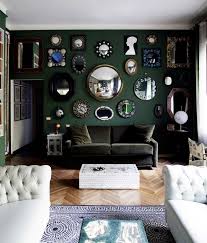 Mirrors in a room also make a New Ways To Decorate With Hunter Green Dark Living Rooms Beautiful Living Rooms Living Room Green
