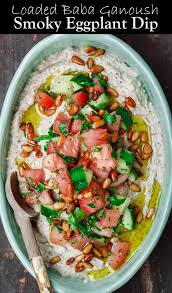 Best Baba Ganoush Recipe Ever Creamy Rustic Extra Smoky Eggplant Dip Loaded With Fresh Mediterrane Babaganoush Recipe Eggplant Recipes Mediterranean Dishes