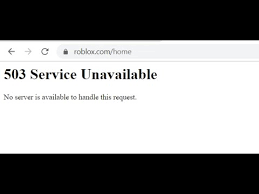 Roblox down current outages and problems downdetector. How To Solve 503 Service Unavailable Roblox Maintenance Youtube