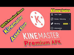 Kinemaster Pro With Free Premium Asset Store Access Mod Apk Free Download April 2019 Update Youtube