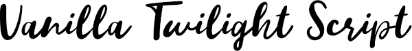 The fonts in use section features posts about fonts used in logos, films, tv shows, video games, books and more; Vanilla Twilight Script Font