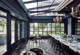 法式優雅深藍品味 台中植栽牆復古歐風咖啡廳 in s cafe 設計王 commercial interior design luxury cafe restaurant interior