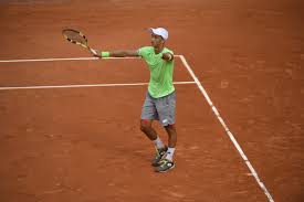 25thiem da un derechazo durante el partido. Roland Garros 2019 La Jornada De Hoy De Roland Garros Resumen Y Resultados Marca Com