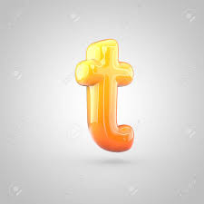 How to start a cover letter. Glossy Orange And Yellow Gradient Paint Alphabet Letter T Lowercase 3d Render Of Bubble Twisted Font With Glint Isolated On White Background Stock Photo Picture And Royalty Free Image Image 76686783