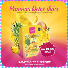 Nak kurus dengan tanpa sebarang ubat? Pinanas Detox Juice Minuman Jus Berperisa Nenas Untuk Kurus Turun Berat Badan Bakar Lemak Buang Toksin Shopee Malaysia