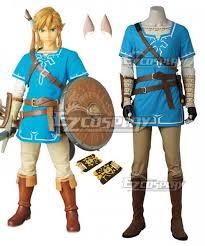 The Legend Of Zelda Breath Of The Wild Costumes The Legend Of Zelda Breath Of The Wild Link Cosplay Costume Premium Edition And No Boots Wild Link Brea Link Cosplay Breath Of The Wild Legend Of Zelda