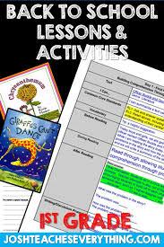 First Grade Back To School Read Aloud Lesson Plans Activities Read Alouds Kindergarten Interactive Read Aloud Read Aloud