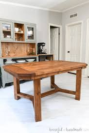 Build your dream dining room table and bench for under $150! Diy Dining Table With Leaves Houseful Of Handmade
