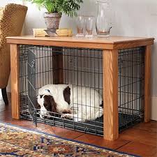 Casual home lattice pet crate end table. Dog Crate Topper Coffee Table End Table Small Pet Supplies Dog Cages Crates Aimsresearch Com Au