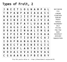 There are countless bottles of beer available, but how many kinds of beer are there? Types Of Food Word Search