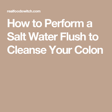 How To Perform A Salt Water Flush To Cleanse Your Colon Dried Acorns Back Walkover Pine Cones