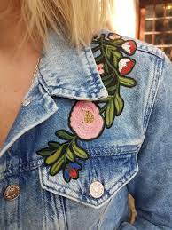 How To Put Embroidered Patches On Denim Jacket Gucci Knock Off Diy Jacket Denim Jacket Embroidery Embroidered Denim Jacket