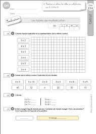 Tout sur les multiplications et tables de multiplication. Les Tables De Multiplication Une Evaluation Proposee Par Le Site I Profs Fr 6foisplus Com