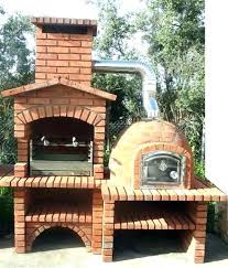 A refractory masonry was built for… Brick Grill Designs Outdoor Barbeque Designs Brick Diy Grill Outdoor Cooking Fireplace Brick Bbq