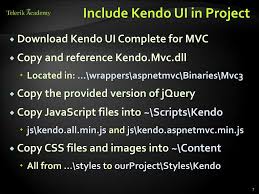 Ppt Kendo Ui Asp Net Mvc Wrappers Powerpoint Presentation