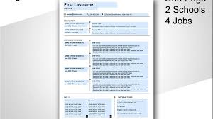 It contains your academic credentials, teaching experience, publications and presentations at academic conferences. One Page 2 Schools 4 Jobs Blank Cv