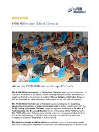 Search and connect with 76 psbb, chennai chennai students, faculty members only at almaconnect. Case Study Psbb Millennium School Homework Teachers