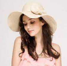 White Floppy Straw Hat For Women Wide Brim Sun Hats For Summer Beach Wear Hats For Women Sun Hats For Women Wide Brim Sun Hat
