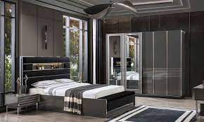 evmoda mobilya lion krom modern yatak odasi takimi modern yatak odalari minimalist yatak odasi yatak odasi