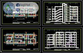 مخطط عيادة صحية حديثة Modern Health Clinic اوتوكاد Dwg Architecture Presentation Board Autocad Architecture Presentation