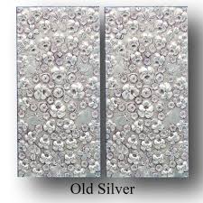 Download floral pattern stock vectors. Flower Style Pair Of Door Push Pull Rectangle Large Plate Flower