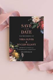 Postponed Wedding Announcement Dark Dutch Florals Change The Date Change Of Plans In 2020 Memorable Wedding Ideas The Wedding Date Bridal Party Invitations