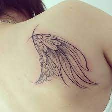 One Simple Sketch Can Turn Into A Stunning Wing Sketch Style Tattoos Wing Tattoo Tattoos For Guys