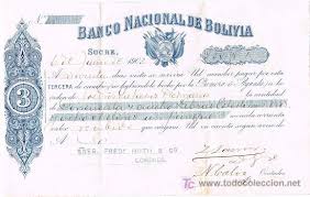 Un año antes, don mariano peró, representando a capitalistas nacionales y extranjeros. Letrade Cambio Banco Nacional De Bolivia A Fa Sold Through Direct Sale 18797557