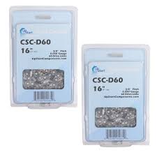 No need for special tools or expertise, no need to remove the chain; 2 Pack 16 Inch Chainsaw Chain Replacement For Echo Cs 500evl 16 3 8 050 60 Drive Links Walmart Com Walmart Com