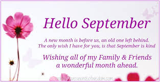 Daveswordsofwisdom Com Hello September Hello September Images Hello September Quotes Hello September