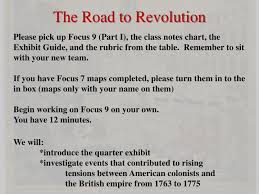 Ppt The Road To Revolution Powerpoint Presentation Free