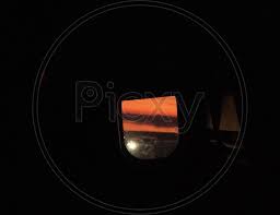 Image Of Aesthetic View Of Airplane Window During Sunset Ye310418 Picxy
