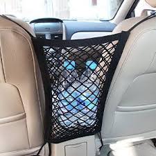 Amazon Com Mictuning Universal Car Seat Storage Mesh Organizer Mesh Cargo Net Hook Pouch Holder For Bag Lug Car Storage Car Seat Organizer Cars Organization