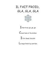 Il Fait Froid Gla Gla Gla Comptine Maternelle Comptine Maternelle Comptine Hiver Chansons Comptines