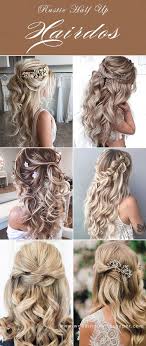 It shouldn't depend solely on what looks good on you, but should complement your wedding dress and neckline as well. 17 Enchanted Rustic Wedding Hairstyles Half Up Hald Down Hair For Long Hair With In 2020 Wedding Hair Half Rustic Wedding Hairstyles Wedding Hairstyles For Long Hair