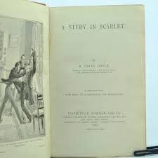 A Study in Scarlet by Arthur Conan Doyle - Rare and Antique Books