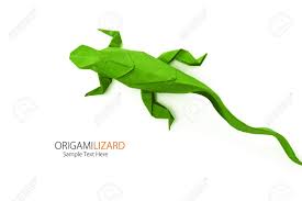 Divine Tips Iguana Origami How To Make A Simple Greeting