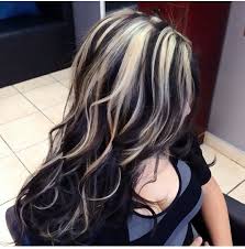 18black hair with golden brown highlights. Mechones Beige Hair Styles Balayage Hair Hair Color Techniques