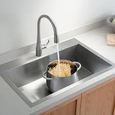 Kohler kitchen sinks drop in 33x22 undermount kitchen. Http G Ecx Images Amazon Com Images G 01 Aplusautomation Vendorimages 5f47e99c 4f03 498b 96 Single Bowl Kitchen Sink Drop In Kitchen Sink Single Sink Kitchen