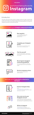 Check spelling or type a new query. How To Avoid Getting Blocked Or Banned By Instagram Infographic Statusbrew
