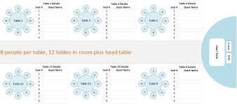 punctual office seating chart template excel free reception