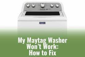 A damaged motor coupler can be a potential source of loud noise during the spin cycle in your. My Maytag Washer Won T Work How To Fix Ready To Diy