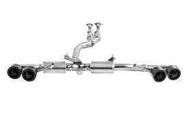 Akrapovic Evolution Line Cat Back Titanium W Carbon Tips For 08 19 Nissan Gt R Nissan Gt Nissan Gt R Gtr