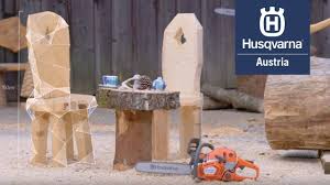 Eule schnitzen vorlage / jackolantern | halloween kürbis schnitzvorlagen. Motorsagen Schnitzen Wie Ein Profi Holzsessel Youtube