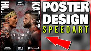 Max holloway defeated calvin kattar in a brutal main event of ufc fight night in their first show of 2021. Max Holloway Vs Calvin Kattar Poster Speed Art Youtube