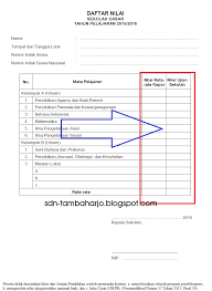 Check spelling or type a new query. Format Penghitungan Nilai Rata Rata Raport Dan Ujian Sekolah Menggunakan Excel Sd Negeri Tambaharjo